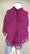 Purple poncho