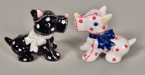 Toy dogs salt & pepper shakers