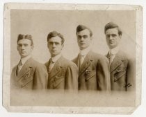 Portrait of the four Sullivan brothers, including Leo Sullivan