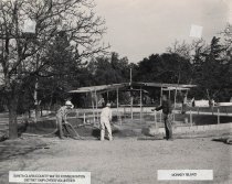 Construction of Happy Hollow's Monkey Island