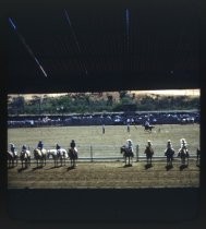 Mounted horseback riders at San Benito County Fairgrounds