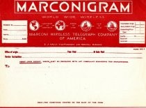 Marconi Wireless Telegraph Co of America, miscellaneous forms