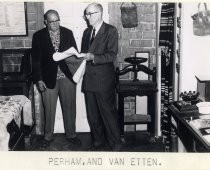 Perham and Van Etten at the New Almaden Museum