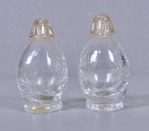 Glass salt & pepper shakers