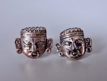 Silver cufflinks