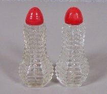 Glass salt & pepper shakers