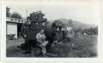 Irvin Fisher with semi-diesel engine at Holy City