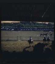 Mounted horseback riders at San Benito County Fairgrounds