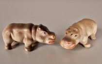 Hippopotamus salt & pepper shakers