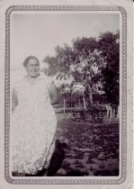 Beatrice's mom Brijida Burciaga de Hoyos at ranch in Floresville