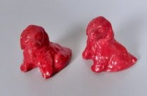 Red Spaniels salt & pepper shakers