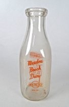 Meadow Brook Dairy milk bottle