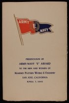 Presentation of Army-Navy "E" Award to the Men and Women of Kearney Pattern Works & Foundry