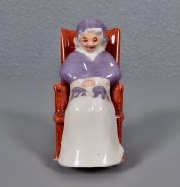 Woman in a rocker salt & pepper shakers