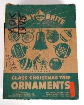 Shiny Brite Glass Christmas Tree Ornaments