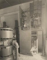 Mare Island Radio Station, with two 100-KW Arc converter, ca. 1917