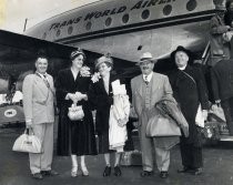 Joseph and Angela Amori boarding TWA flight