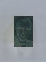 Man's portrait printing block