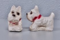 White Scotties salt & pepper shakers