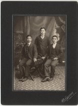 Portrait of three Filipino men