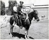 Glen Neece and family at Sheriff's Posse Grounds