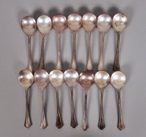 O'Brien's silver flatware set