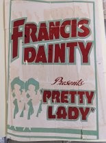 Frances Dainty Co. promotional poster