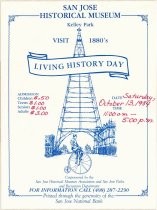 San Jose Historical Museum Living History Day poster