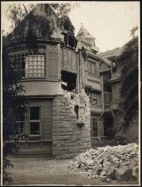 Winchester house after earthquake