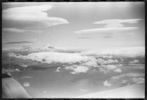 Alaskan mountains from plane, U.S. Air Force planes