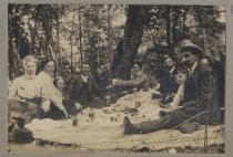 Photo from the Von Dorsten family album. Family picnic, c.1902