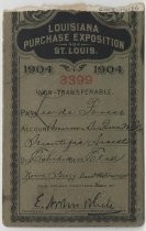 Lee de Forest's Pass for Louisiana Purchase Exposition