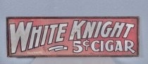 White Knight 5 [cent] Cigar sign