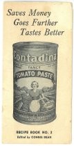 Hershel Cal. Fruit Prod. Co. Contadina Tomato Paste recipe booklet