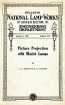 Mazda lamps, Picture projection with; National Lamp Works of General Electric Co. engineering Department, Jan 1, 1929