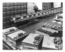 Ampex Series "A" tape decks and cases, c. 1957