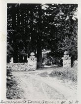 "Entrance to inner grounds at W.H."