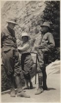 Judge and Mrs. Welch and Mr. Whiting at Yosemite