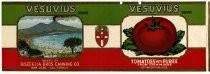 Vesuvius Brand Tomatoes with Puree, Bisceglia Bros. Canning Co., San Jose, California