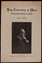 King Conservatory of Music Correspondence Course in Music : First Lesson