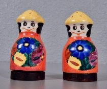 Czech dolls salt & pepper shakers