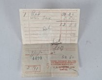 Receipt from J. S. Graham, Inc. for hat, includes war tax