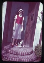 "Janice in weskit with Patty March 18, 1951"