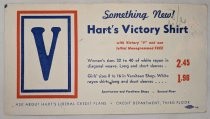 Hart's Victory Shirt advertisement