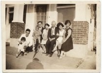 Three generations of Bernals on Gregory Street, San Jose