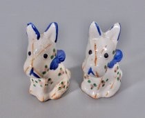 Flowered Terriers salt & pepper shakers