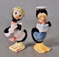 Tall ducks salt & pepper shakers