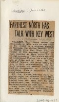 Farthest North Has Talk With Key West