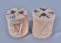 Native American drums salt & pepper shakers