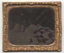 Portrait of deceased infant